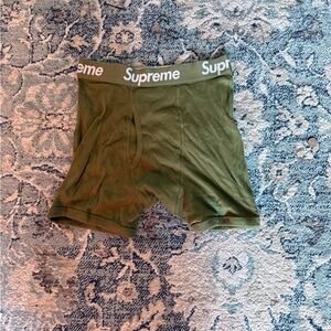 Supreme Green Boxer Briefs for Men